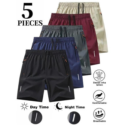 Men's 5-Pack Dry-Fit Shorts