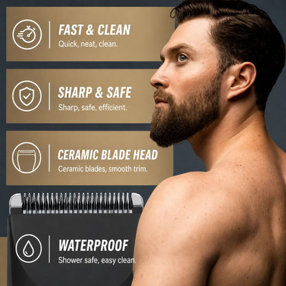Anti-Nick Body Hair Trimmer