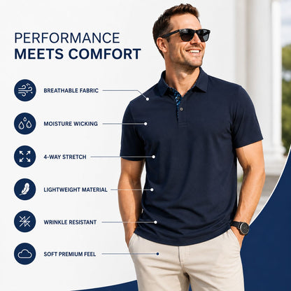 3-Pack Men's Polo Shirts